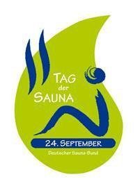 Das „Tag der Sauna“-Logo. 